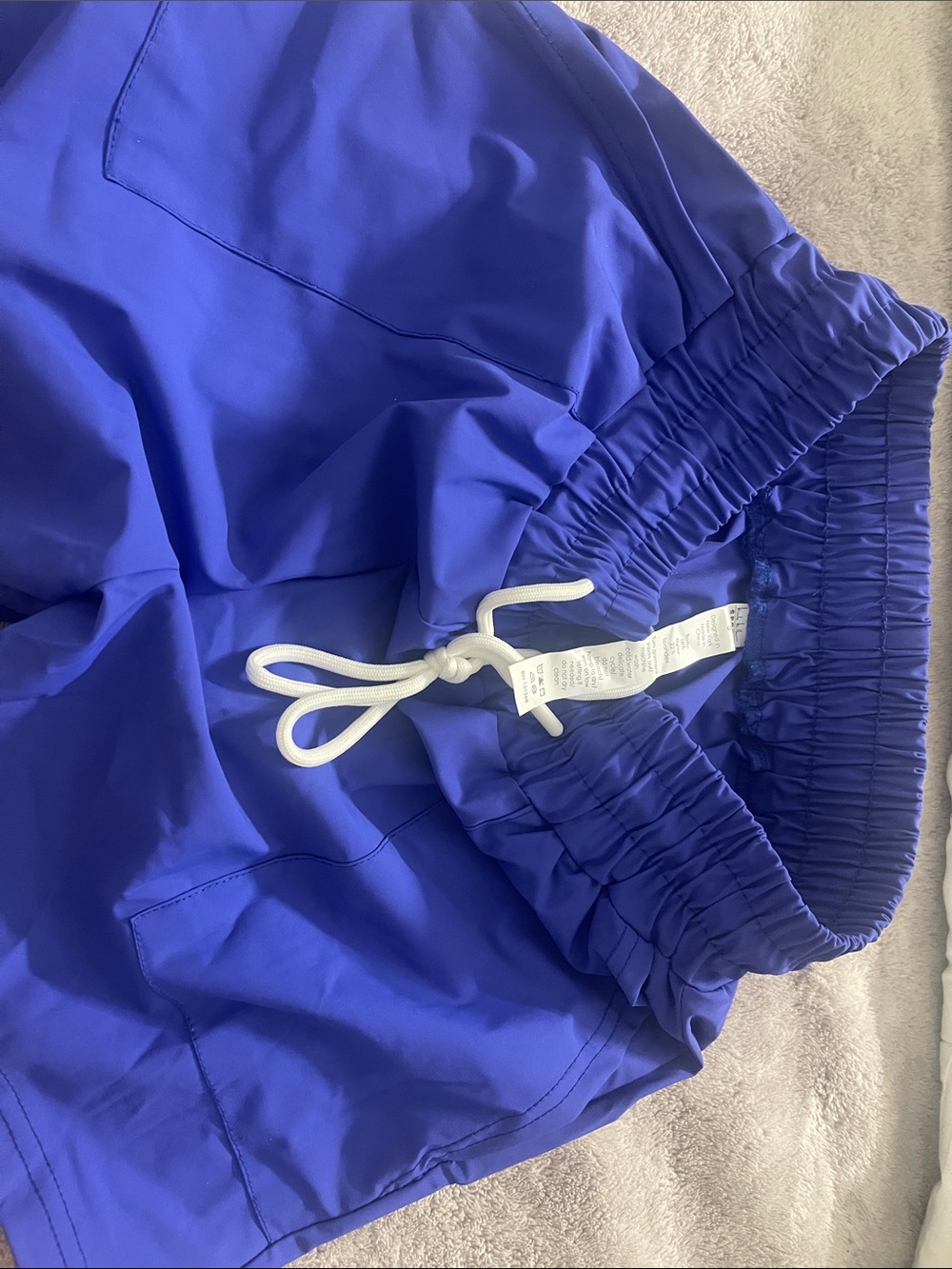 Marshalls Cobalt Blue Elastic-Waist Drawstring Athletic Shorts